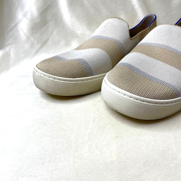 Rothys Birch Stripe Slip On Sneakers 12 - Picture 2 of 8